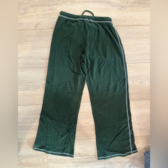 NFL Women's Jets Green Cotton Elastic Drawstring Lounge Jogger‎ Pants Small EUC - Picture 2 of 9